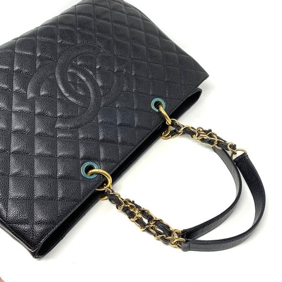 100% Auth Chanel Caviar Grand Shopping XL Tote Bag - Picture 4 of 15